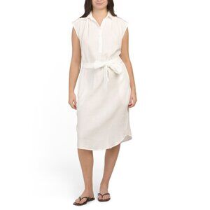 MAREA White Joanne Midi Dress